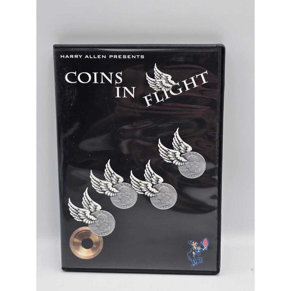 Daytona Magic Coins In Flight DVD Harry Allen Magic Tutorial trick Coin Illusion